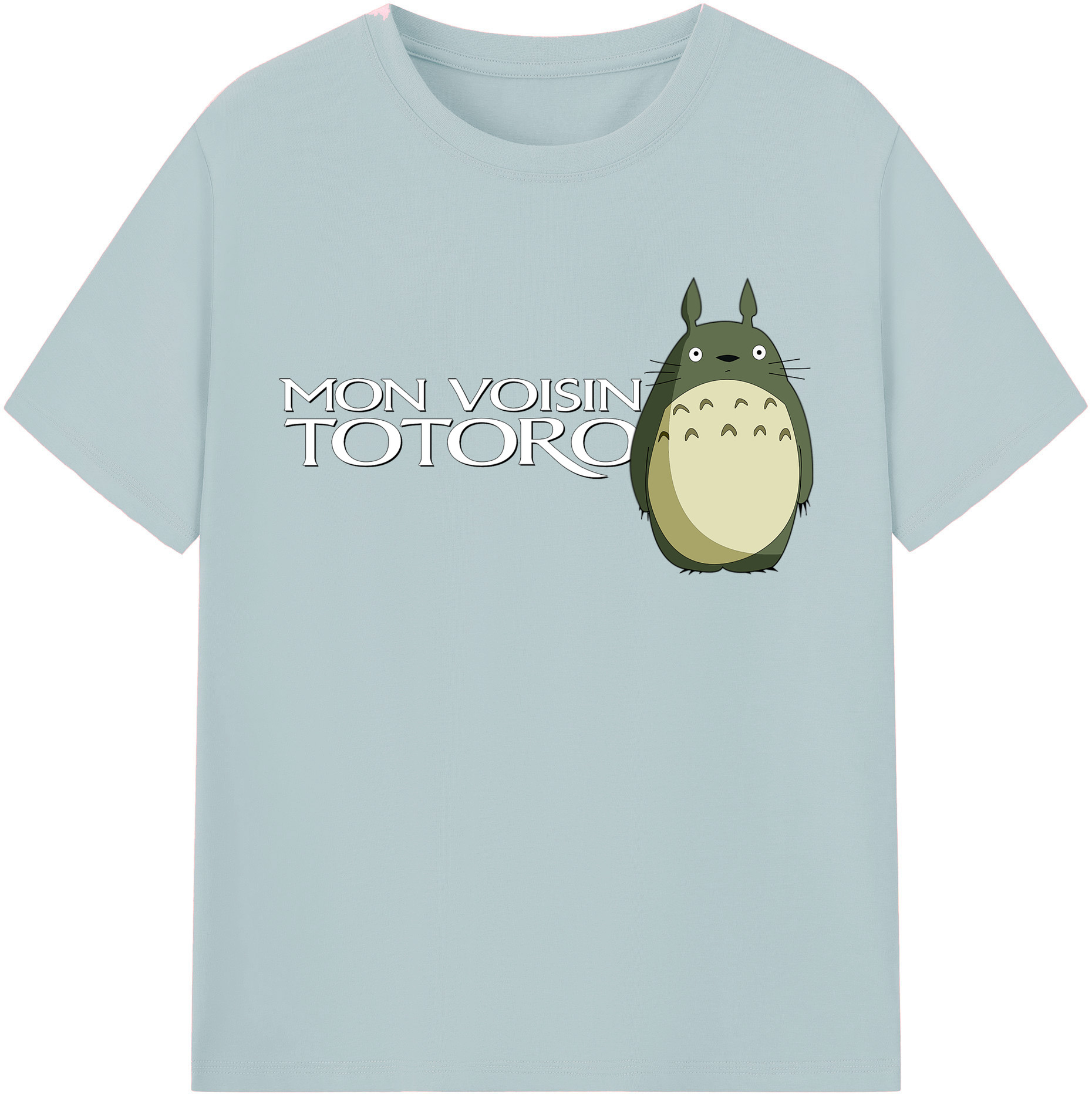 （画像用） となりのトトロ 草壁メイ 草壁サツキ My Neighbor Totoro Satsuki Kusakabe Mei Kusakabe 綿100％半袖Tシャツ（フロントプリント）